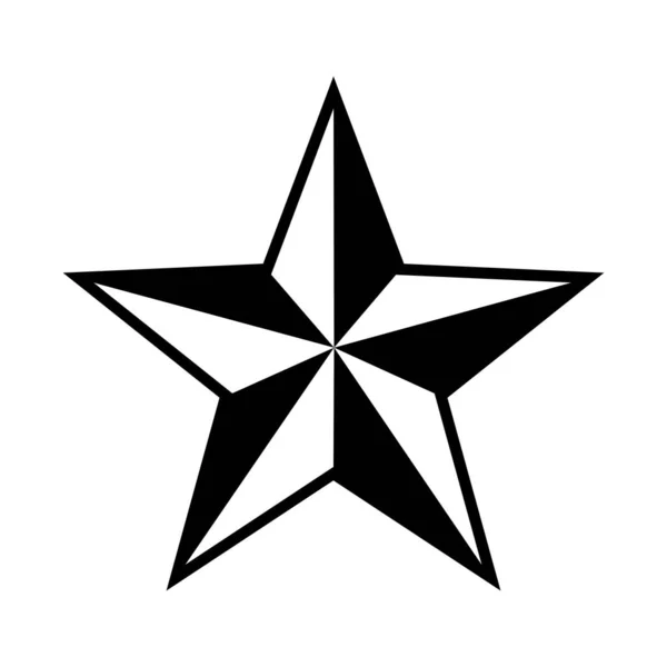 Yıldız Simgesi Vektör Illüstrasyonu — Stok Vektör