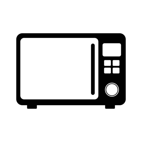 Ikon Oven Microwave Ilustrasi Datar Dari Toaster Vector Ikon Untuk - Stok Vektor