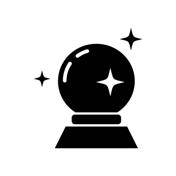 Трофей Значок Плоска Ілюстрація Магічних Кульок Векторні Піктограми Веб — стоковий вектор