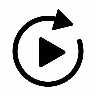 Yürüt düğmesi. Vektör çizim