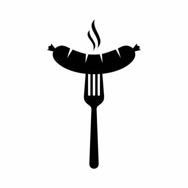 Izgara ikonu. vektör illüstrasyonu