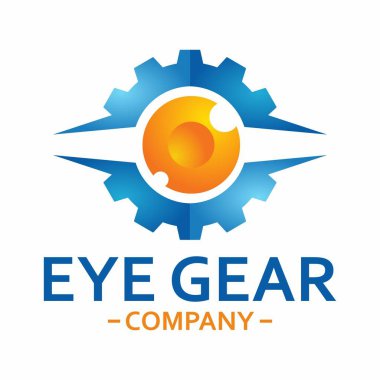 GEAR logo tasarım şablonu vektörü