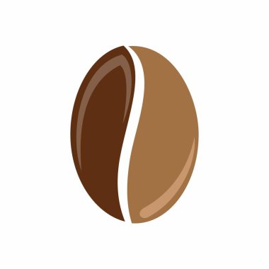 kahve çekirdeği ikonu vektör çizimi tasarımı