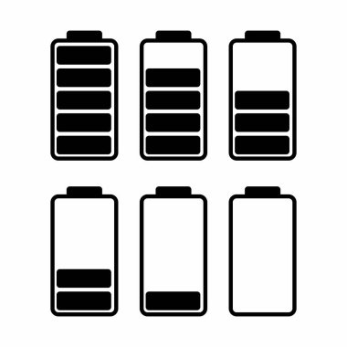 pil yükleme vektör çizimi