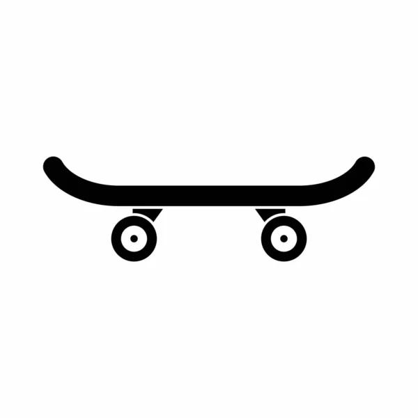 Значок Скейтборда Векторная Иллюстрация — стоковый вектор