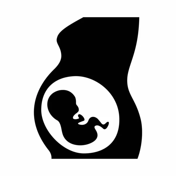 Bebek Ikonu Vektör Illüstrasyonu — Stok Vektör