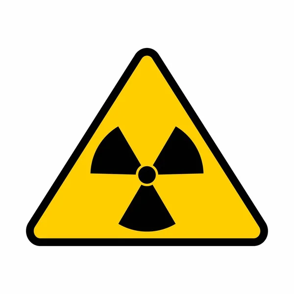 Signal Danger Radiologique Illustration Vectorielle — Image vectorielle