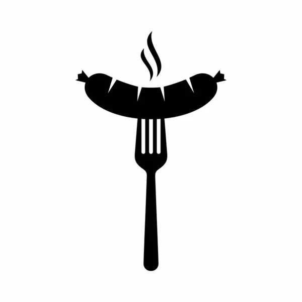 stock vector barbecue grill icon. vector illustration