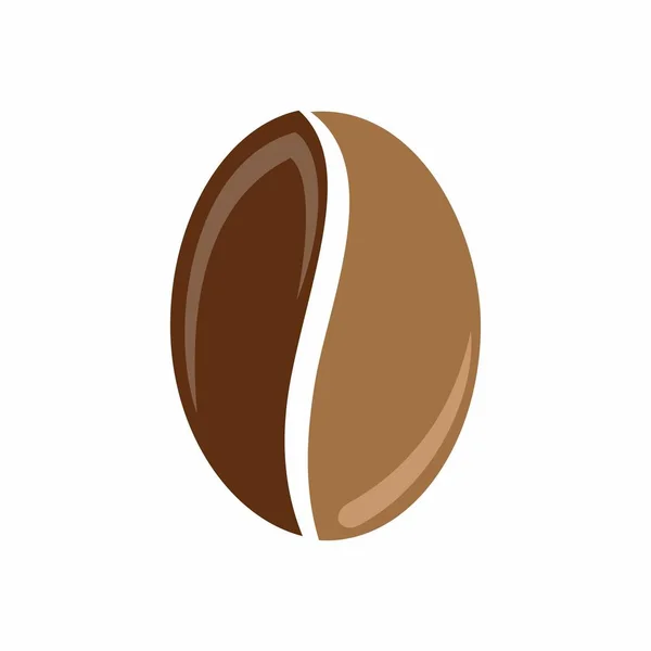 Kahve Çekirdeği Ikonu Vektör Çizimi Tasarımı — Stok Vektör
