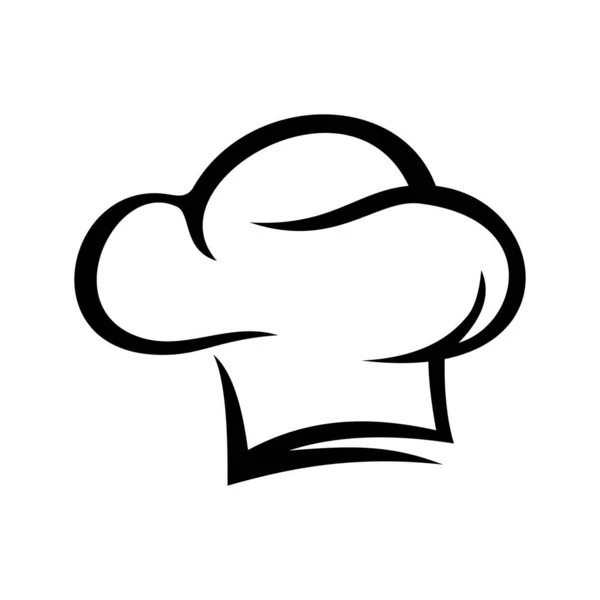 Εικόνα Καπέλου Σεφ Σύμβολο Μαγειρικής Μενού Εστιατορίων — Διανυσματικό Αρχείο