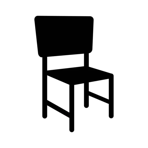 Icône Chaise Illustration Simple Des Icônes Vectorielles Table Pour Web — Image vectorielle