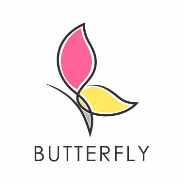 Güzellik Salonu logosu tasarım şablonu. Vektör illüstrasyonu