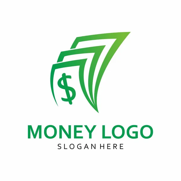 Geld Pictogram Logo Ontwerp — Stockvector