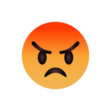 emoji simgesinin vektör illüstrasyonu