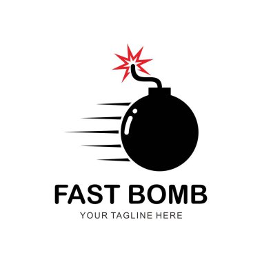 bomb icon vector illustration clipart
