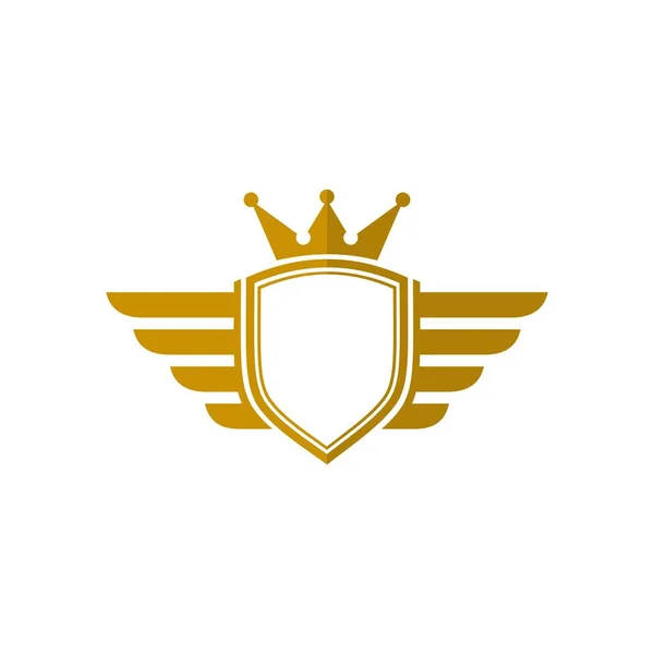 Kraliyet Lüks Logo Şablonu Ile Harflerin Baş Harfleri — Stok Vektör