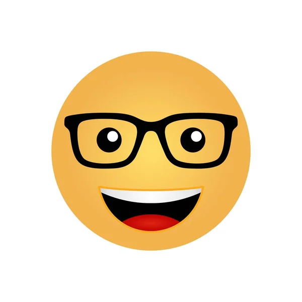 Emojis Web Symbol Einfache Illustration — Stockvektor
