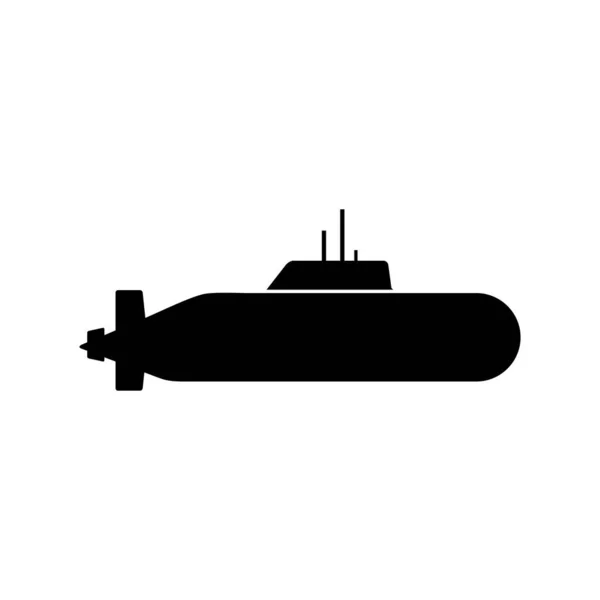 Icono Del Submarino Ilustración Vectorial — Vector de stock