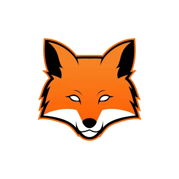 Fox Logo Diseño Vector Plantilla — Archivo Imágenes Vectoriales