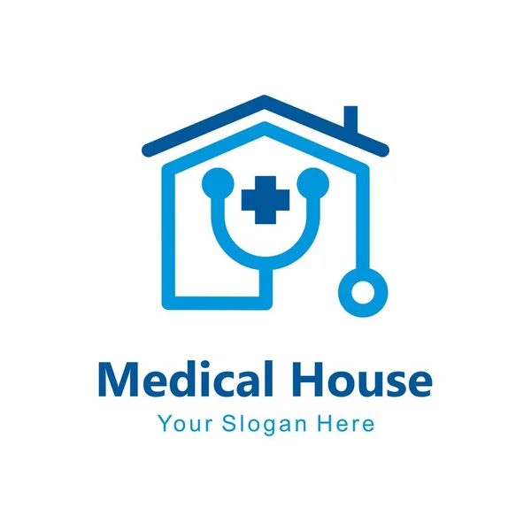 Πρότυπο Σχεδιασμού Λογότυπου Νοσοκομειακής Κλινικής — Διανυσματικό Αρχείο