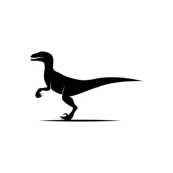 Vectorillustratie Van Een Dinosaurus Icoon — Stockvector