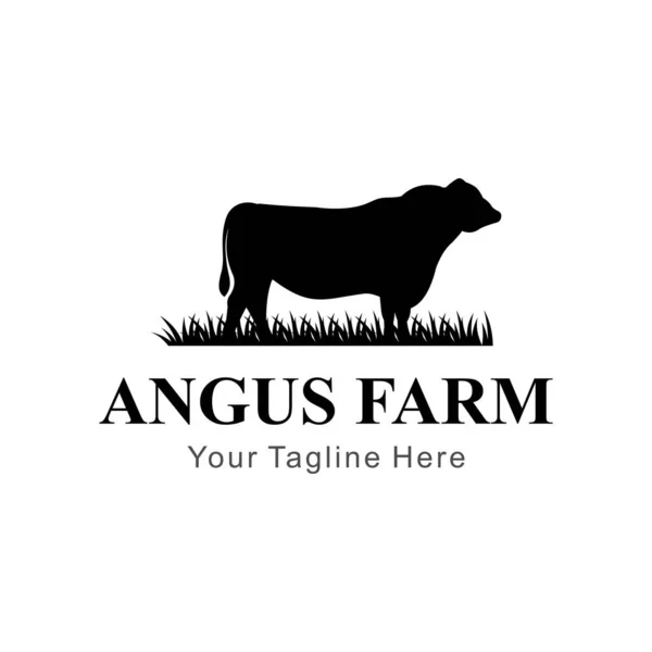 Boğa logo tasarım vektör şablonu