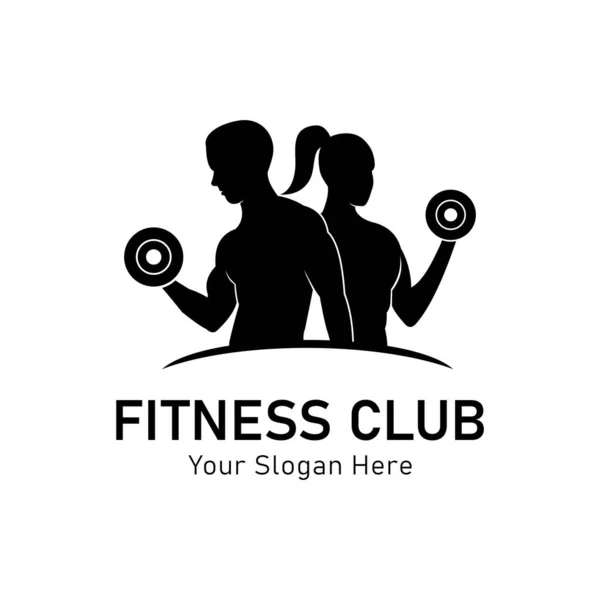 Modèle Logo Fitness Illustration Vectorielle Design — Image vectorielle