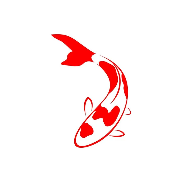 Logo Wektora Ryby Koi — Wektor stockowy