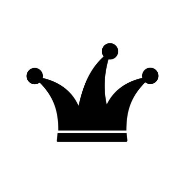 taç simgesi vektör illüstrasyonu