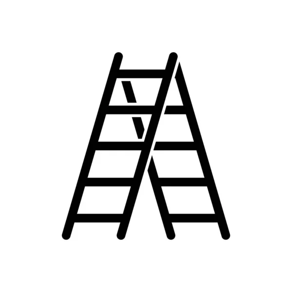 Ícone Escada Ilustração Vetorial —  Vetores de Stock