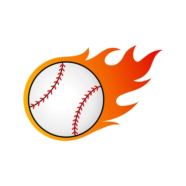 Baseball Ikone Vektor Illustration Design — Stockvektor