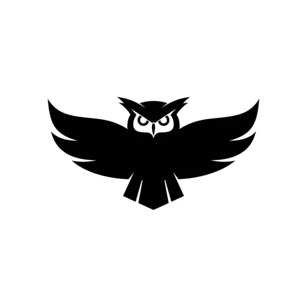 Owl Logo Template Vector Illustration Design — Stock Vector
