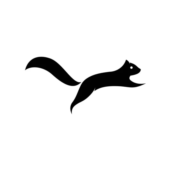 Ilustração Vetorial Esquilo — Vetor de Stock