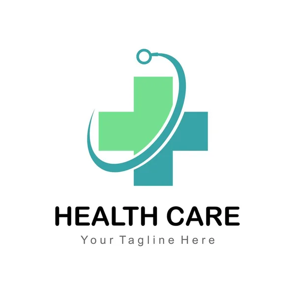 Σχέδιο Εικονογράφησης Εικονιδίου Φορέα Λογότυπου Νοσοκομείου — Διανυσματικό Αρχείο