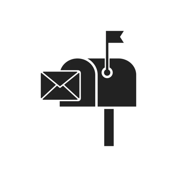 Enveloppe Mail Avec Dessin Vectoriel Illustration — Image vectorielle