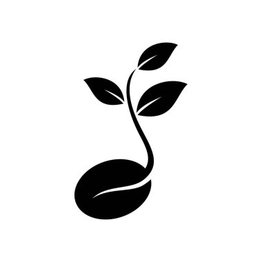 Ağaç simgesinin vektör illüstrasyonu