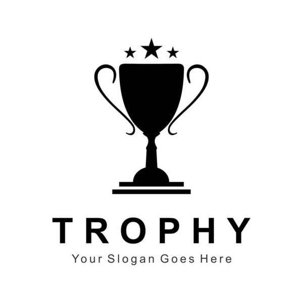 Значок Кубку Трофею Спортивні Змагання Тема Переможців Ізольований Дизайн Векторна — стоковий вектор