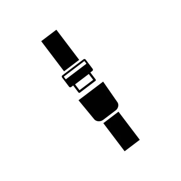 Cinturón Seguridad Vector Icono — Vector de stock