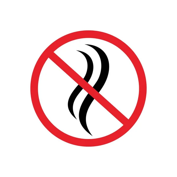 Kein Rauchen Symbol Vektor Illustration — Stockvektor