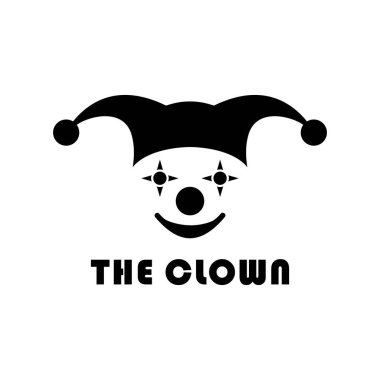 Palyaço vektör logosu çizimi