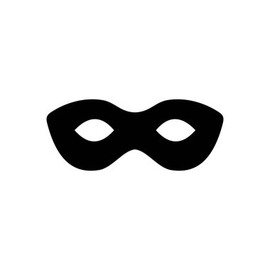 carnival mask icon. flat illustration of masquerade vector icons for web