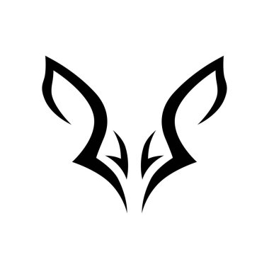 kabile dövme ikonu vektör illüstrasyonu