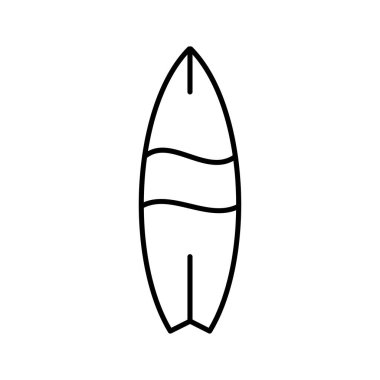 sörf tahtası simgesi vektör illüstrasyon tasarımı