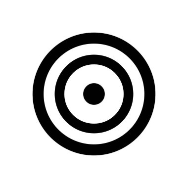 hedef simge vektör illüstrasyonu