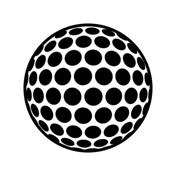 Bola Golf Icono Vector Ilustración Diseño Gráfico — Vector de stock
