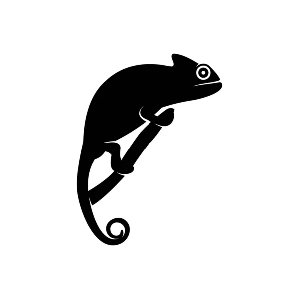 Vektorová Ilustrace Ikony Chameleonu — Stockový vektor