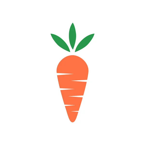 Carrot Icon Flat Illustration Tomato Vector Icons Web — Stock Vector
