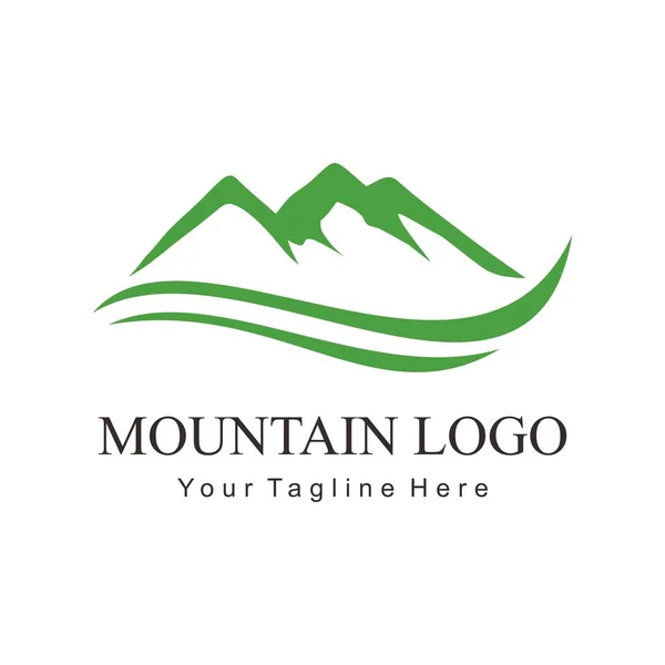 Modelo Vetor Ícone Logotipo Montanha —  Vetores de Stock