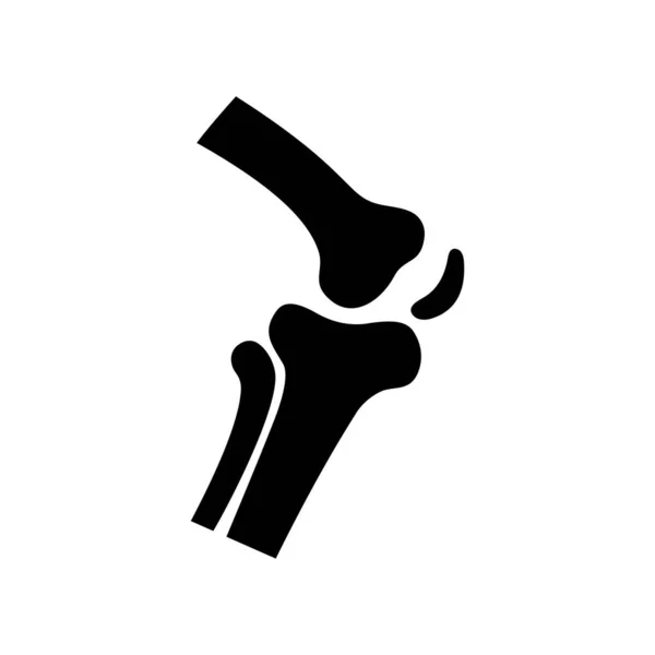 Menschliche Knochen Symbol Vektor Illustration — Stockvektor