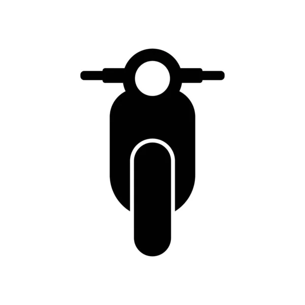 Scooter Ikonu Web Için Bisiklet Vektör Simgelerinin Basit Illüstrasyonu — Stok Vektör